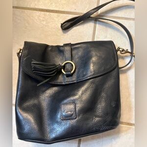 Dooney & Bourke Black Leather Crossbody Bag